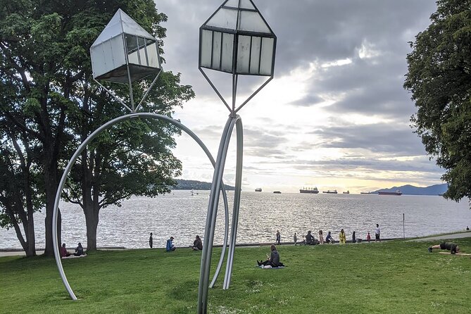 Pre Cruise Vancouver City Tour - English Bay and the Vancouver waterfront art moments