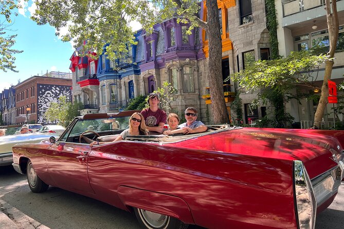 PRIVATE 3-hour COMPLETE tour of Montréal in convertible Cadillac - How 3 hours works in real life, not just on paper