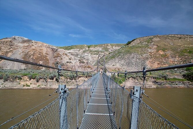 Private Badland Tour - Rosedale Suspension Bridge and the World’s Largest Dinosaur: Fun Stops That Break Up the Day