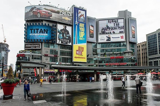 Private Downtown Toronto Walking Tour in English - Finishing near Market Street and the tallest-structure photo moment