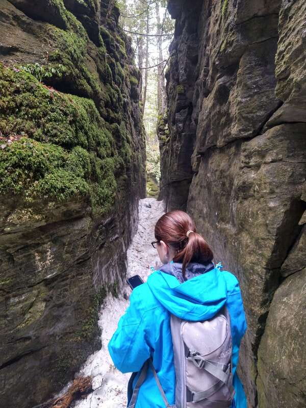 Private Nottawasaga Bluffs Caves Hike - Creemore/Collingwood - Best Caves, Narrow Crevices, and the Freedom Rock and Tomb Add-On