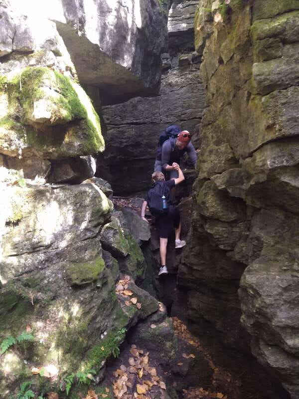 Private Nottawasaga Bluffs Caves Hike - Creemore/Collingwood - The Built-In Reset: Lookout Over Beaver Valley
