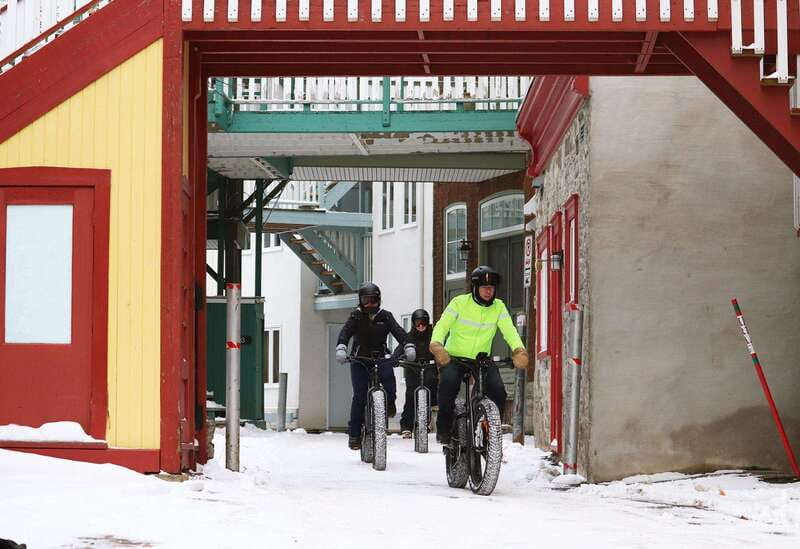 Quebec City: Fat Bike Guided Tour - What You’ll See: Château Frontenac and Petit-Champlain in Snow