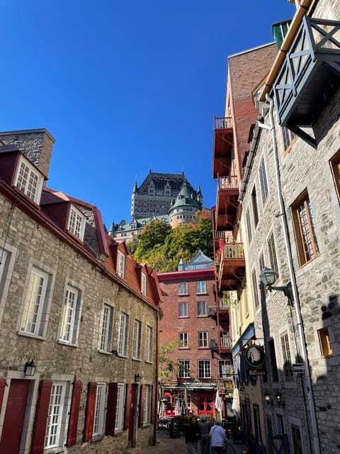Quebec City: Historic District Walking Tour (2h) - Quartier Petit Champlain and Theatre Petit Champlain: ending in the lanes