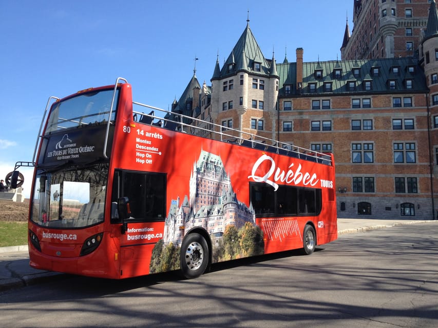Quebec City: Hop-on Hop-off Open-Top Double Decker Bus Tour - Key things that make this bus tour work in Québec City