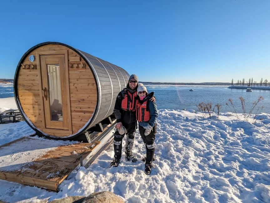 Quebec City: Ice Canoeing with Hot Chocolate & Sauna - Your Time on the Water: Rowing, Then Scooting Over Ice
