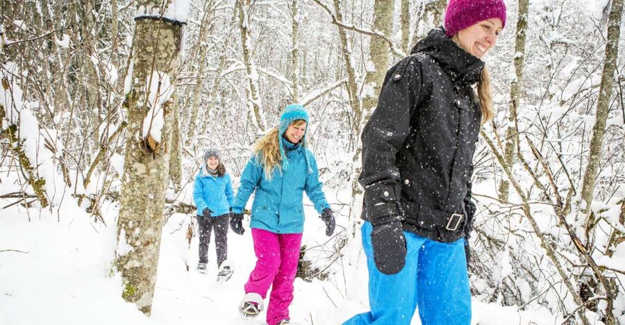 Quebec City: Jacques-Cartier National Park Snowshoeing Tour - The heated lunch tent: where the day turns from work to comfort