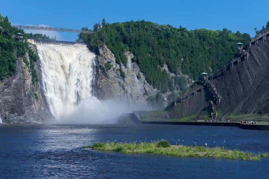 Quebec City: Montmorency Falls and Microbrewery eBike Tour - Montmorency Falls: Suspension Bridge First, Cable Car as Your Second View