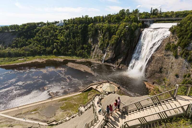 Quebec City: Montmorency Falls with Cable Car Ride - Starting at the Manufacture, then walking the panoramic circuit