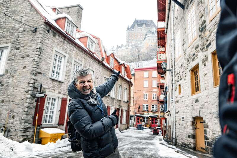 Quebec City: Old Quebec Classic Walking Tour with Funicular - Upper Town icons: Château Frontenac and Terrasse Dufferin