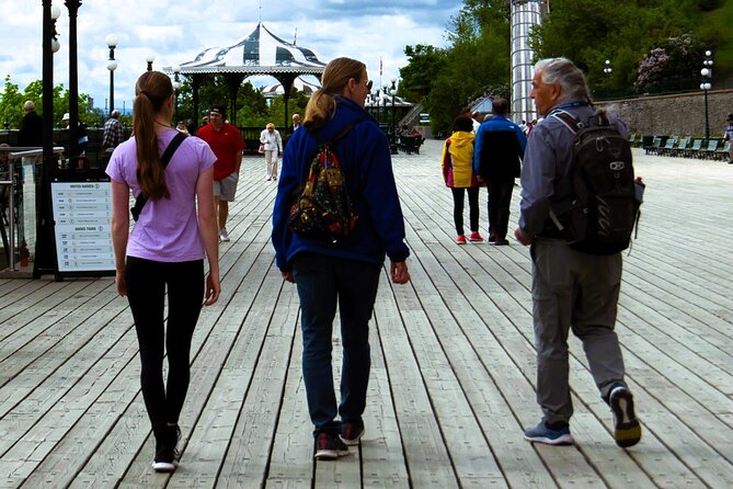 Quebec City Scenic Walking Tour with 1 Funicular Ride - Moment Spa Le Château Frontenac Area: Admiring the Famous Hotel from On Foot