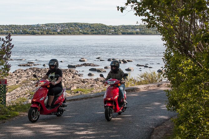 Quebec City - Scooter Rental on Ile d'Orléans - Scooter rental basics, full tank, and why the included stuff is the real value