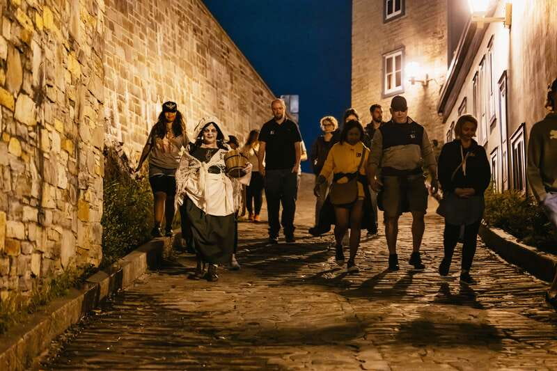 Quebec Interactive Street Theatre: "Crimes in New France" - Meeting at the Morrin Centre and Getting Your Bearings Fast