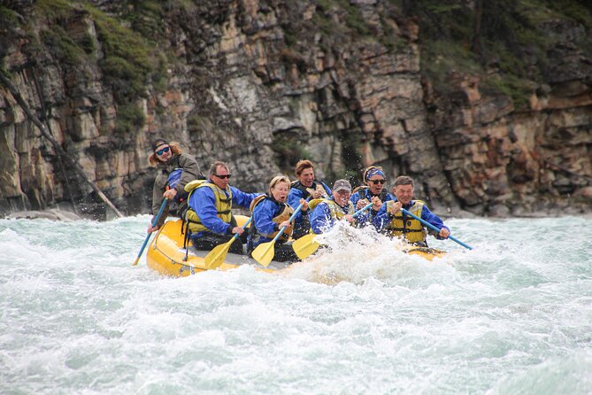 Rafting Athabasca Falls Run in Jasper - Athabasca Falls: the dramatic start you can feel right away