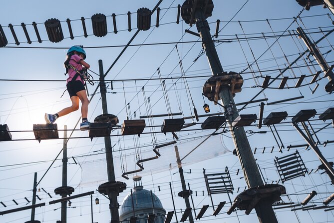Sailing Aerial Adventure - Climbing wall, collision course, and inflatables: why this isn’t only about being up high
