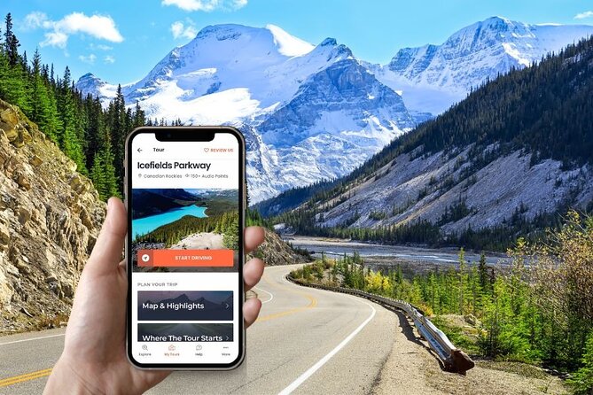 Self-Guided Audio Driving Tour in Icefields Parkway - How this self-guided GPS audio tour actually works on the road