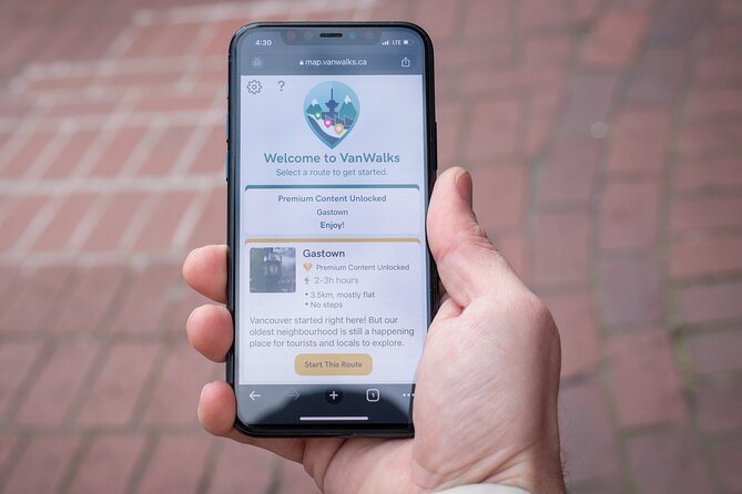 Self-Guided Smartphone Walking Tour of Gastown - Why this Gastown smartphone walk is such good value