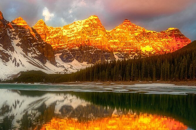 Shuttle Bus 2way BANFF to Lake louise & Moraine lake(1 hour each) - Morning at Moraine Lake: Sunrise Timing and the Rockpile View