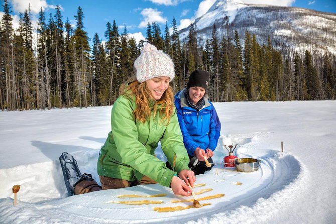 Snowshoeing Tour to the Paint Pots - Optional crazy carpet slide: small thrill, low risk