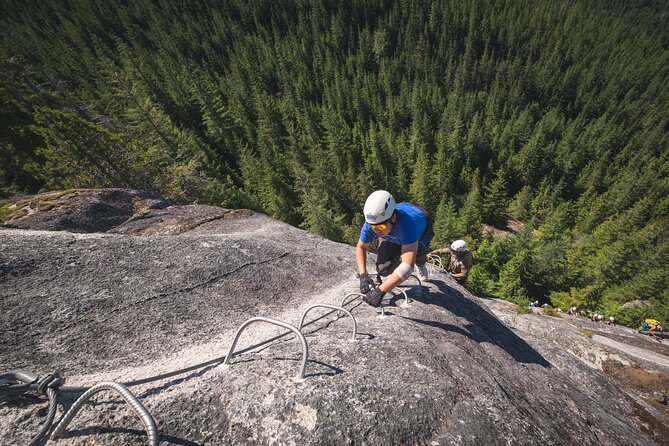 Squamish Via Ferrata Adventure - At the Flight Deck: Bridges, Catwalk, and Glacier-Worn Granite