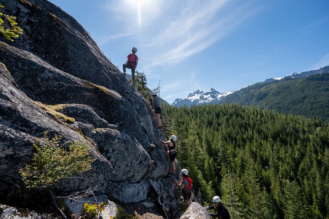 Squamish Via Ferrata Adventure - Views Built Into the Climb: Howe Sound Below and Sky Pilot Above