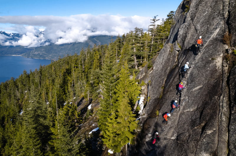 Squamish: Via Ferrata Climbing Adventure - Getting Geared Up at the Summit Shelter