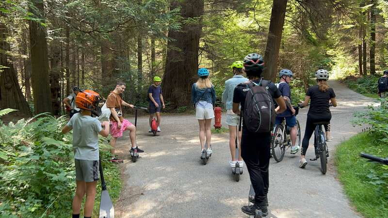 Stanley Park EUC & E-scooters loop tour - Stanley Park is built for electric rides, not long walks