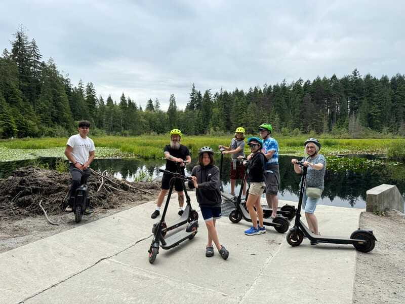 Stanley Park EUC & E-scooters loop tour - Rain or shine: planning your mindset for wet Vancouver