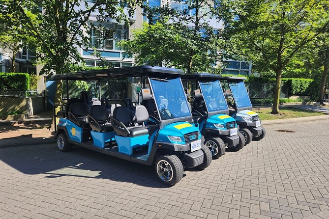 Street Legal Golf Cart Rentals in Vancouver - Starting at 1040 W Pender St, then building your own route