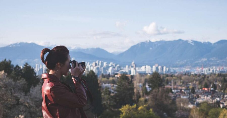 Sunset Bus Tour: Stanley Park & English Bay Photostops - Burrard and Cambie Street bridges: architecture you can actually see