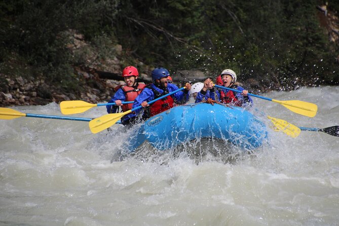 Sunwapta River Self-Drive Rafting Trip - The canyon and Sunwapta Falls takeout: how the trip ends