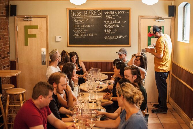 The Montreal Craft Beer Tour / Brewpub Experience - Stop 2, L’amère à boire: Snack Side and Another Pair of Tastings