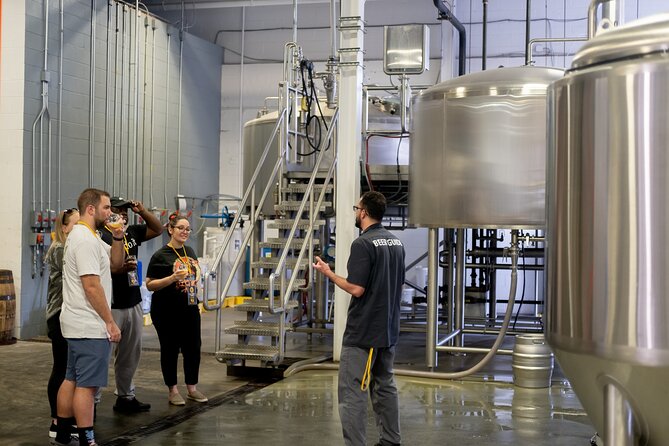 The Sip of Montreal Brew Tour - Stop 2 at BENELUX in Verdun: brewhouse visit plus a real snack