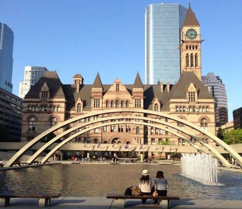 Toronto: Distillery & Old Town Private Walking Tour - Getting oriented near 209 Yonge St on a 2-hour Old Town route