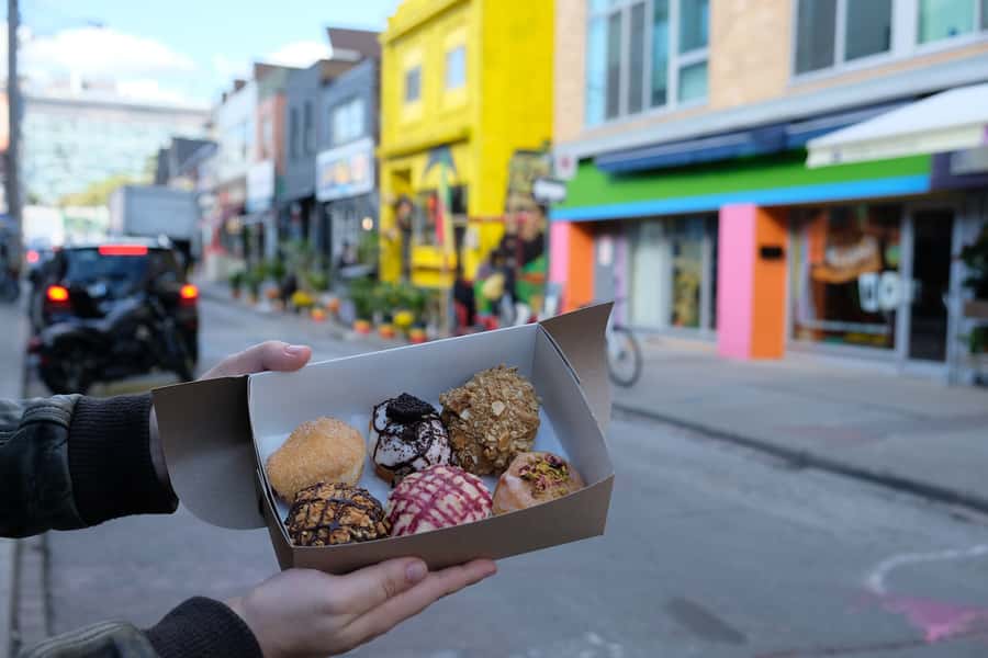 Toronto: Guided Donut Walking Tour with Tastings and Coffee - Chinatown Finish Area, Then Dipped Donuts