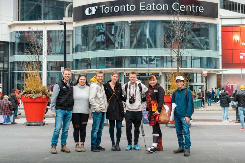 Toronto: Hollywood North Experience Film & TV Tour - Eaton Centre, Then Yonge-Dundas Square Finish