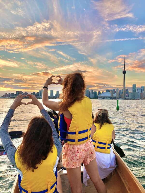 Toronto Islands: Sunset Canoe Tour - Key highlights at a glance