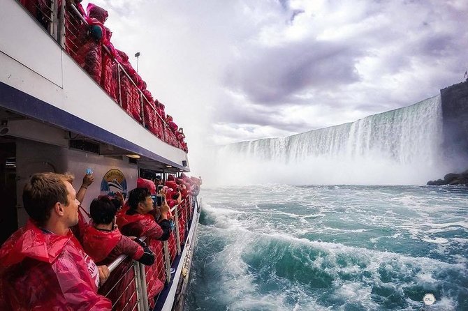 Toronto: Niagara Falls Day Tour with Whirlpool & Boat Cruise - Niagara City Cruises boat ride: mist, ponchos, and close-up scale