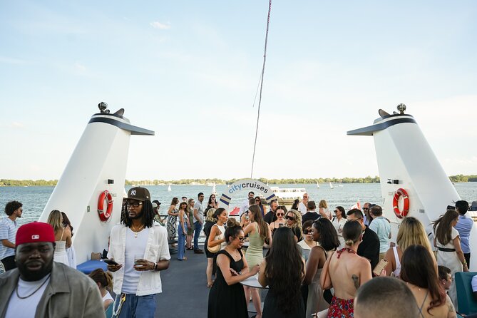 Toronto Premier Dinner Cruise on Odyssey in Toronto Harbour - Boarding the Odyssey in Toronto Harbour, and finding your best view