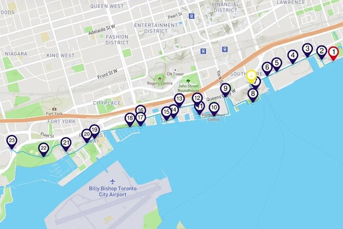 Toronto's Waterfront: a Smartphone Audio Walking Tour - Lower Jarvis Street to Redpath Sugar, industrial Toronto in plain view