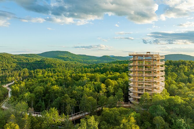 Treetop Observatory and Walk - Stop 1: Sentier des Cîmes Laurentides and the Real Point of It All