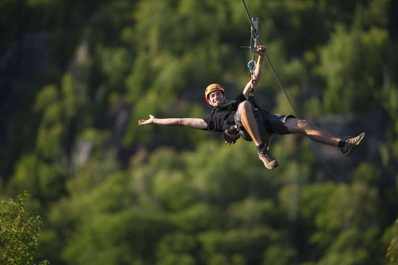Tyroparc: Via Ferrata Guided Tour and Zipline Combo Ticket - Via Ferrata climbing: 60 meters up, with steps and bridges