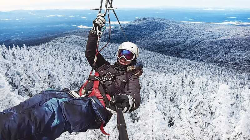 Tyroparc: Via Ferrata Guided Tour and Zipline Combo Ticket - First zipline: helmet on, then a 115 meter moment