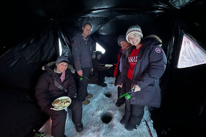 Ultimate Ice Fishing with Lunch - Staying comfortable and safe on the ice