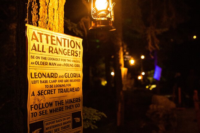Vallea Lumina Multimedia Evening Experience - Cougar Mountain Basecamp: Warm-Up Before the Mystery Walk