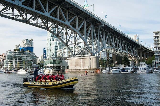 Vancouver City and Waterfall Waterfront Sightseeing Boat Tour - Why a Zodiac boat gives you the real Vancouver view