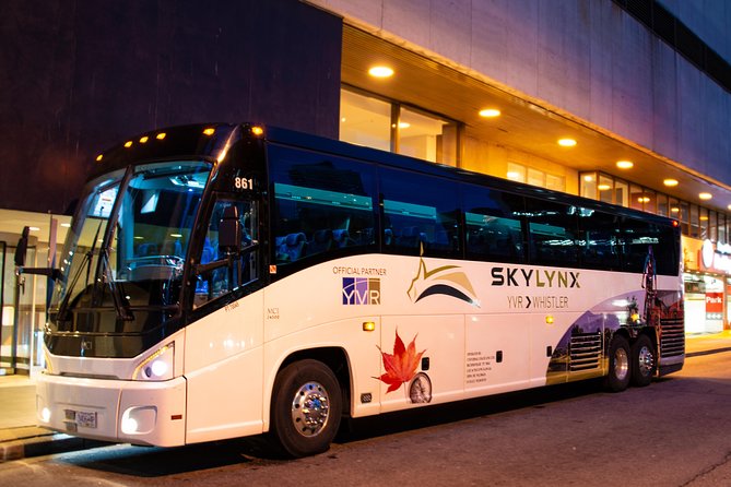 Vancouver City Centre to-or-from Whistler or Squamish (One-way) - A one-way bus that keeps your day simple