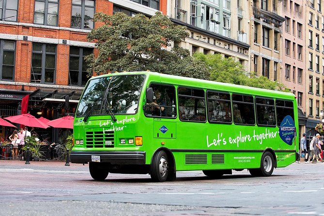 Vancouver City & Lookout Tour and Option to Add Airport Drop Off - Stanley Park in timed blocks, from trees to totem poles