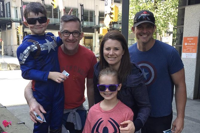 Vancouver City Sightseeing Adventure with Kids: Heroes & Villains - Price and time: what you’re paying for
