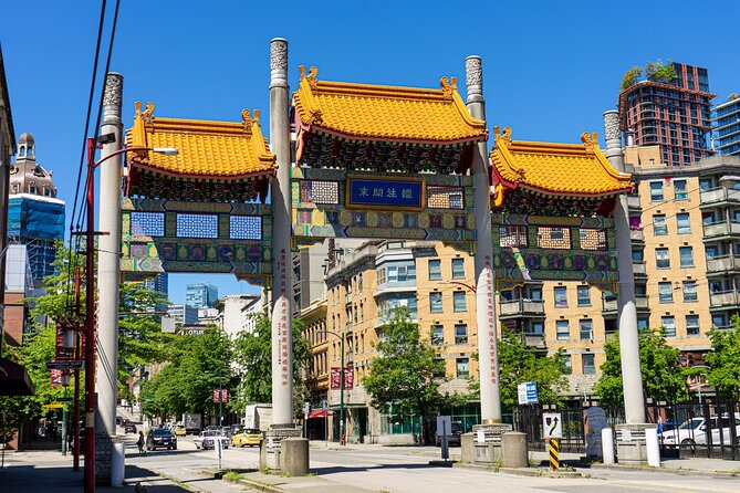 Vancouver City Tour with Admission to Lookout Tower - English Bay, West End, False Creek, and Gastown, the City-Map Drive